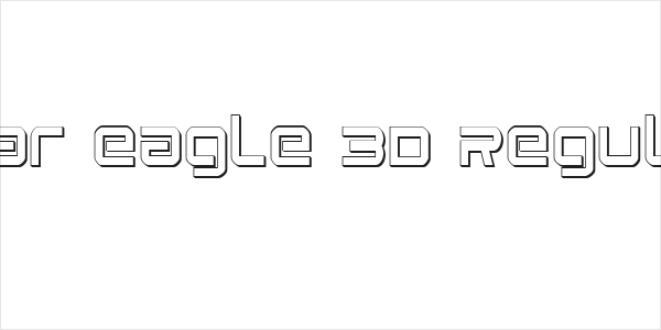 Star Eagle 3D Regular Logo