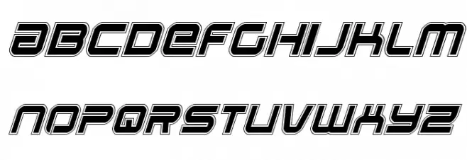 Star Eagle Academy Italic 字体 大写