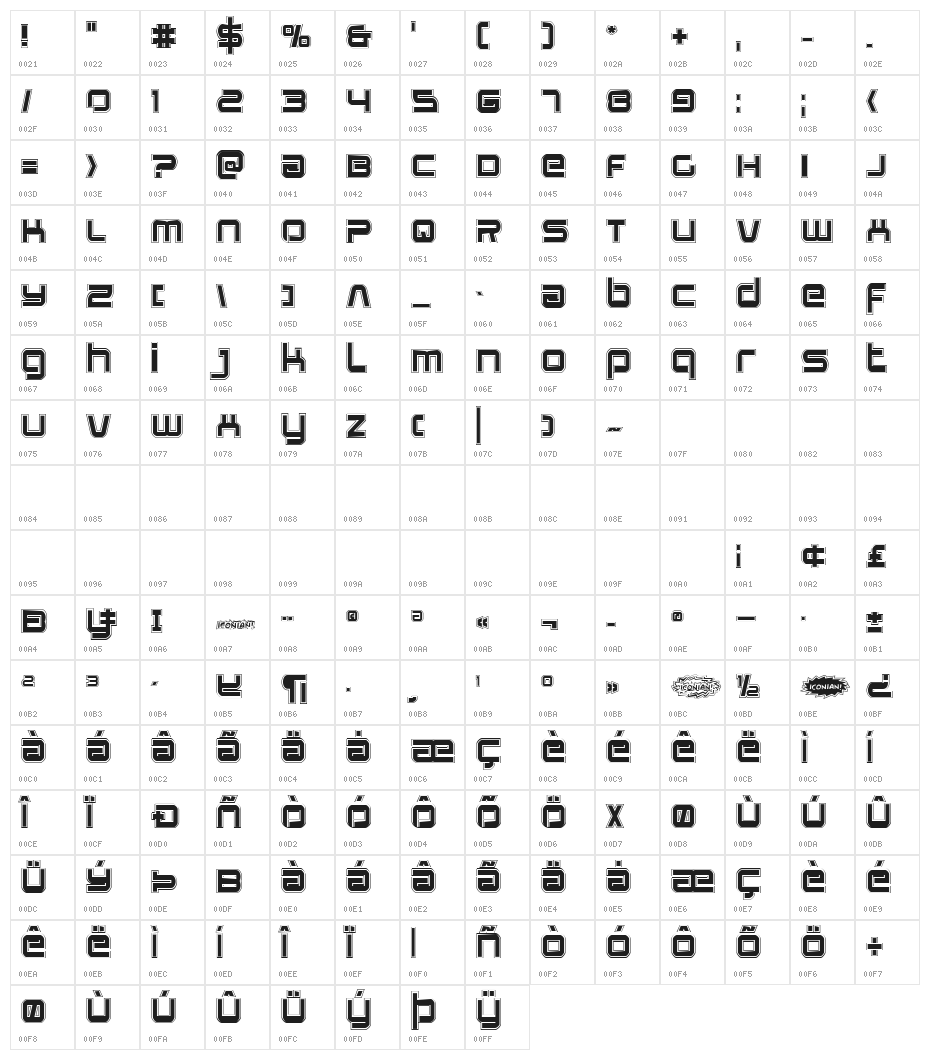 Star Eagle Academy Regular Character Map