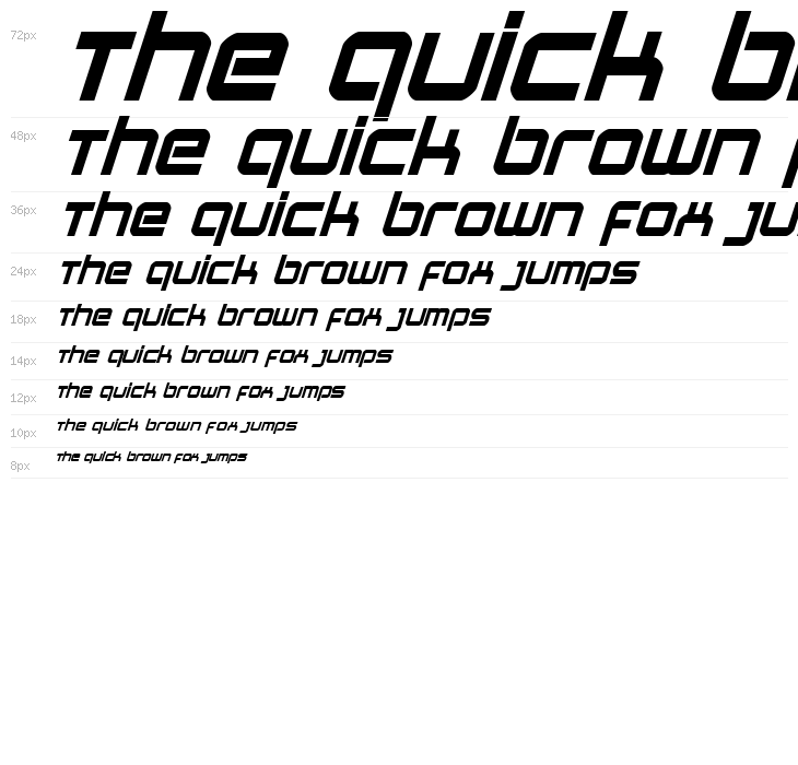 Star Eagle Bold Italic Waterfall