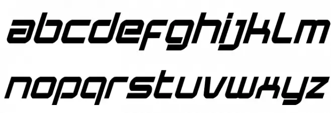 Star Eagle Bold Italic फ़ॉन्ट लोअरकेस