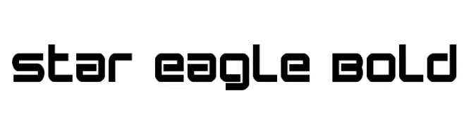 Star Eagle Bold  नि: शुल्क फ़ॉन्ट्स डाउनलोड