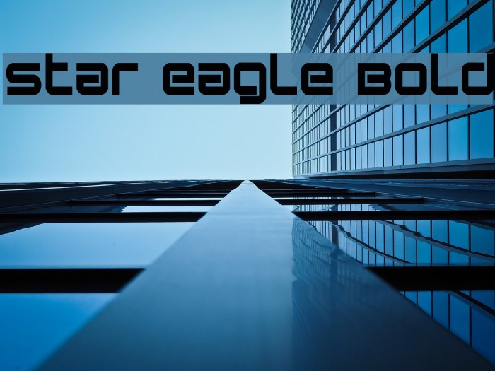 Star Eagle Bold Font examples