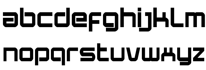 Star Eagle Bold Font LOWERCASE