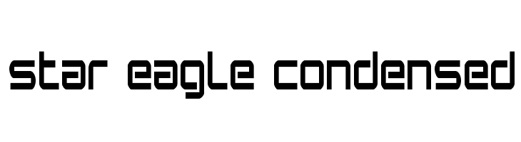 Star Eagle Condensed  لخطوط تنزيل