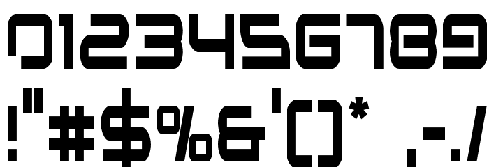 Star Eagle Condensed Font OTHER CHARS