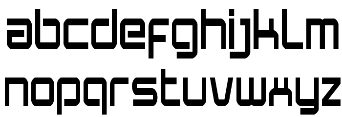 Star Eagle Condensed Font LOWERCASE