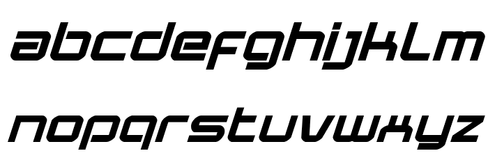 Star Eagle Expanded Bold Italic Шрифта строчной