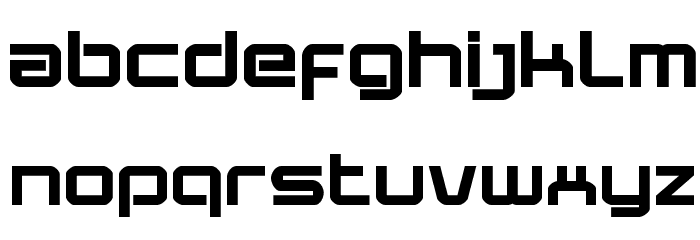 Star Eagle Expanded Bold Font LOWERCASE