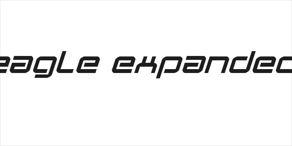 Star Eagle Expanded Italic Logo