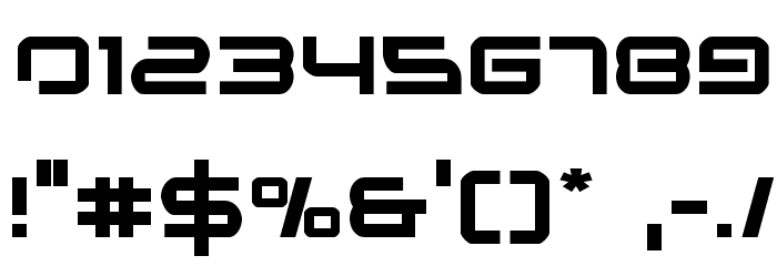 Star Eagle Expanded Font OTHER CHARS