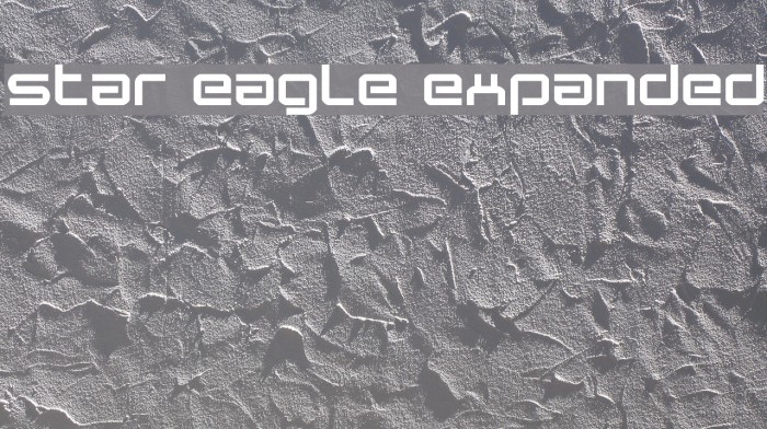 Star Eagle Expanded Font examples