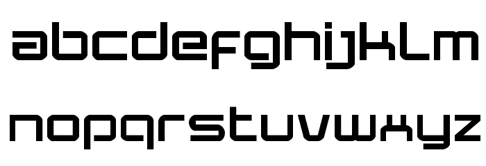 Star Eagle Expanded Font LOWERCASE