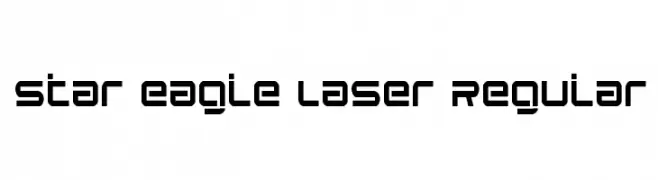 Star Eagle Laser Regular  フリーフォントのダウンロード