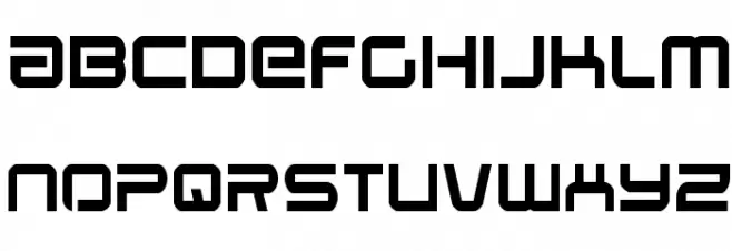 Star Eagle Laser Regular Font Litere mari