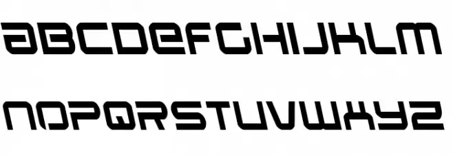 Star Eagle Leftalic Schriftart Groß