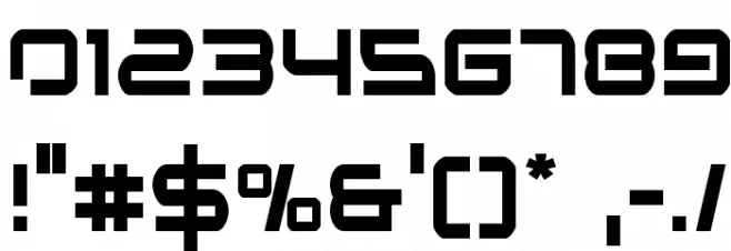 Star Eagle Regular Font OTHER CHARS