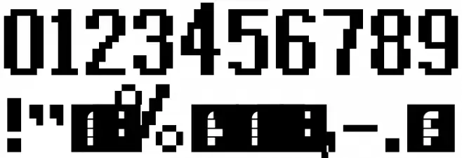 Star Fox/Starwing Regular Шрифта ДРУГИЕ символов