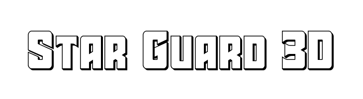 Star Guard 3D  Descarca Fonturi Gratis