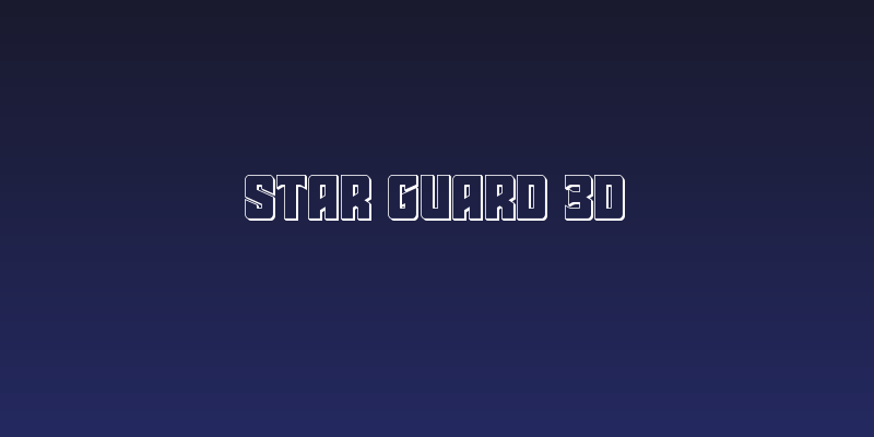 Star Guard 3D Social Header