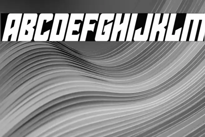 Star Guard Condensed Italic Font examples