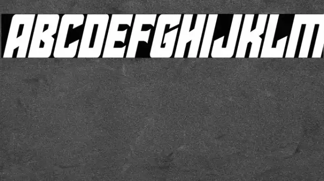 Star Guard Condensed Italic Font examples