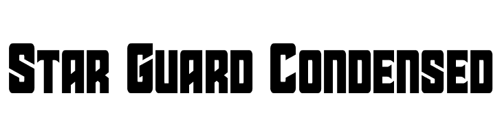 Star Guard Condensed  font caratteri gratis