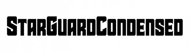Star Guard Condensed  Fuentes Gratis Descargar