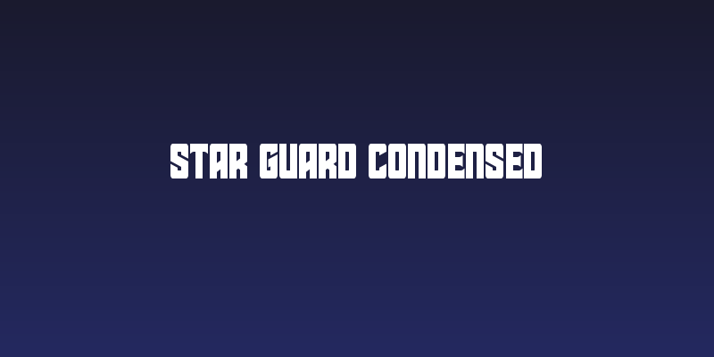 Star Guard Condensed Social Header