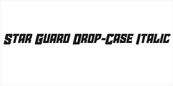 Star Guard Drop-Case Italic Logo