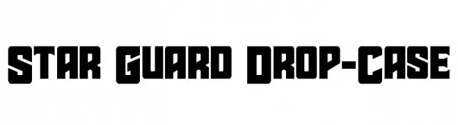Star Guard Drop-Case  नि: शुल्क फ़ॉन्ट्स डाउनलोड