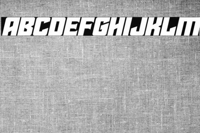 Star Guard Expanded Italic Font examples