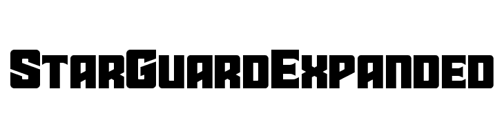 Star Guard Expanded  font caratteri gratis