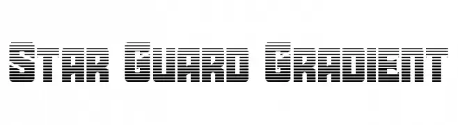 Star Guard Gradient  font caratteri gratis