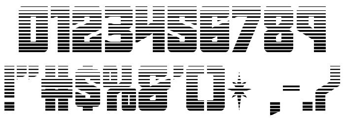 Star Guard Gradient Font OTHER CHARS