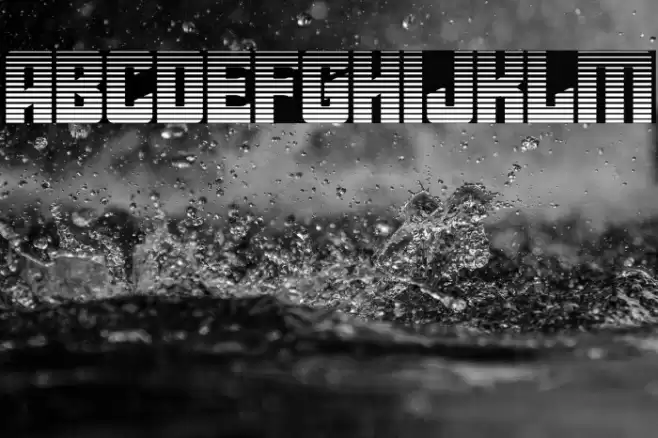 Star Guard Gradient Font examples