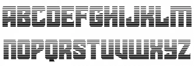 Star Guard Gradient Шрифта строчной