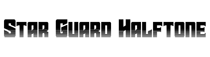 Star Guard Halftone  免费字体下载