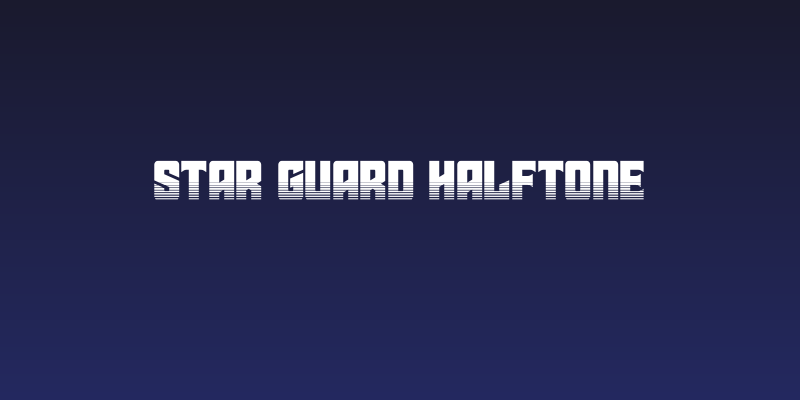 Star Guard Halftone Social Header