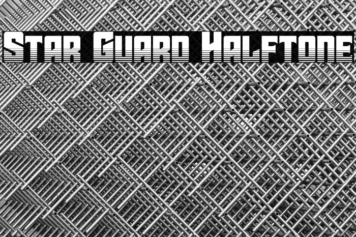 Star Guard Halftone Example 1