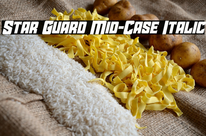 Star Guard Mid-Case Italic Example 3