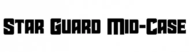 Star Guard Mid-Case  font caratteri gratis