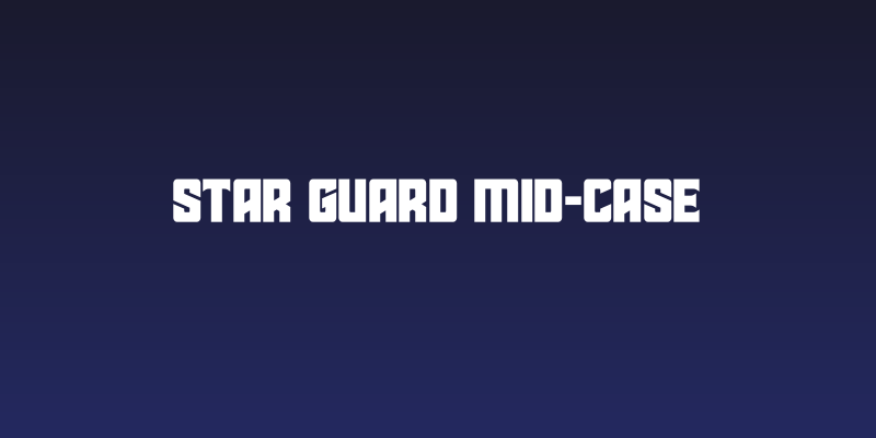 Star Guard Mid-Case Social Header