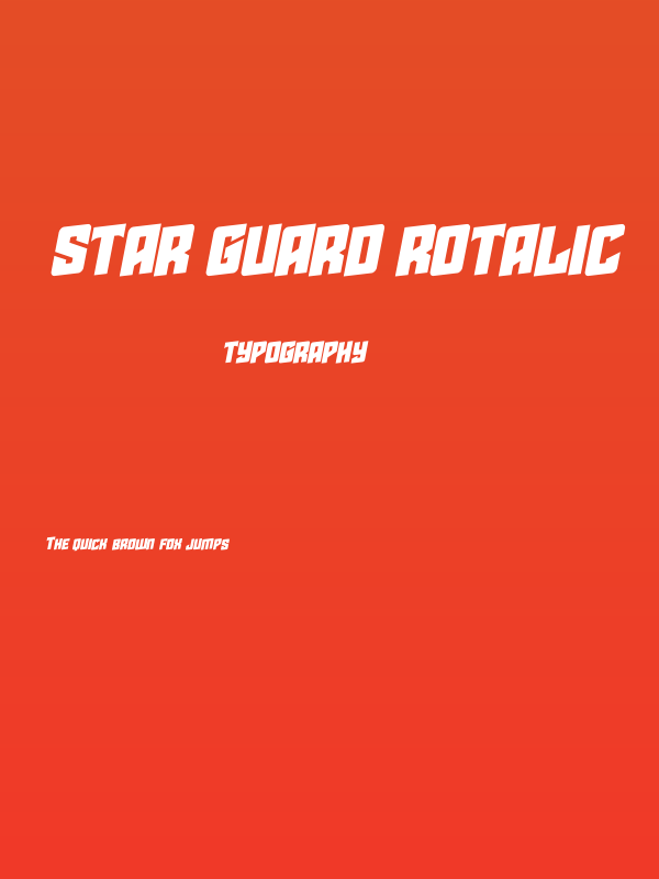 Star Guard Rotalic Poster