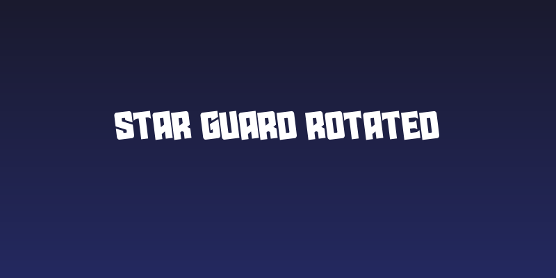 Star Guard Rotated Social Header