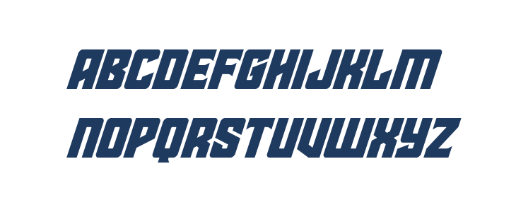 Star Guard Super-Italic Lowercase