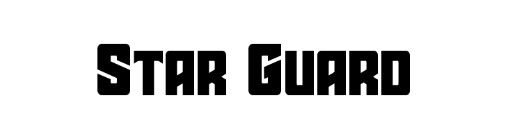 Star Guard  Frei Schriftart Herunterladen