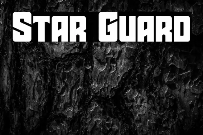 Star Guard Font examples