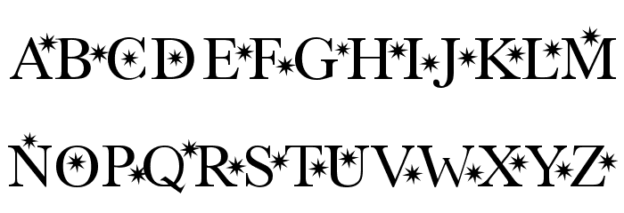 Star Hound Font LOWERCASE