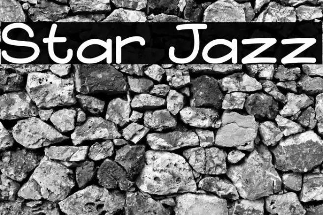 Star Jazz Font examples